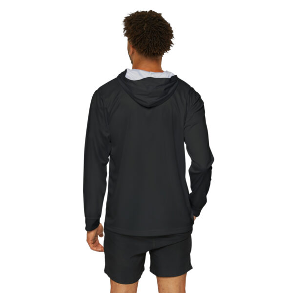 Men's "Love-Bombing" Warmup Hoodie (Space Black) - Image 4