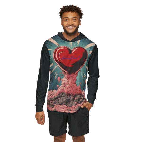 Men's "Love-Bombing" Warmup Hoodie (Space Black)