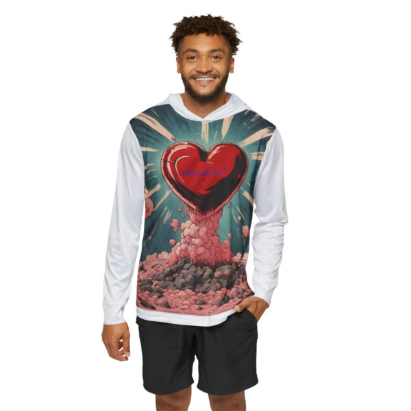 Men's "Love-bombing" Warmup Hoodie (Heavenly White)