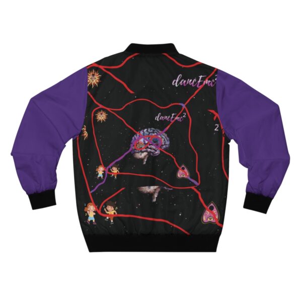 "IYKYK" Men's Bomber Jacket (High Frequency Purple)