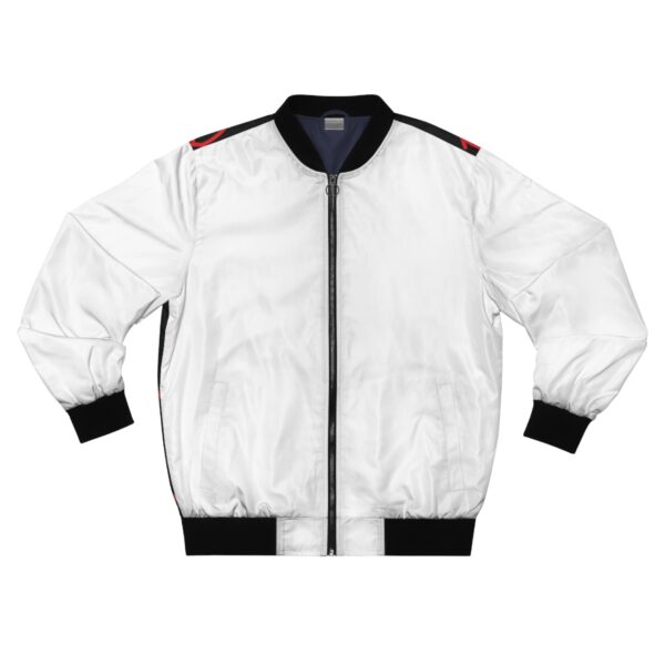 "IYKYK" Men's Bomber Jacket (Heavenly White) - Image 2