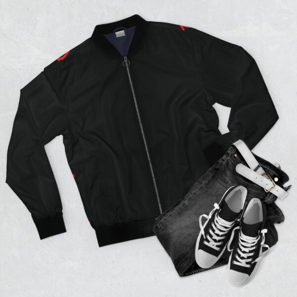 IYKYK Men's Bomber Jacket (Space Black) - Image 3