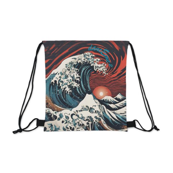 "Catch The Wave" Outdoor Drawstring Bag