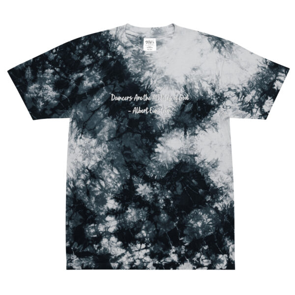 "Dancers Are the Athletes of God" Oversized Tie-dye T-shirt - Image 13