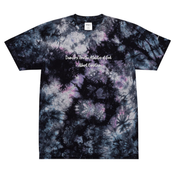 "Dancers Are the Athletes of God" Oversized Tie-dye T-shirt