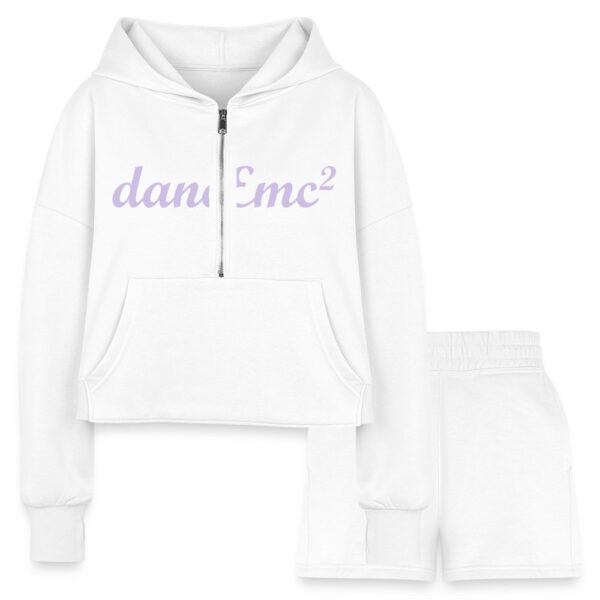 Women’s "Simple Vibes" Cropped Hoodie & Jogger Short Set - Image 5