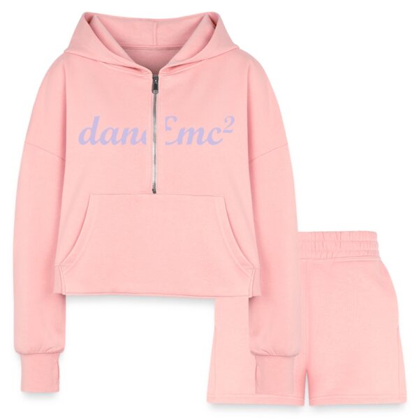 Women’s "Simple Vibes" Cropped Hoodie & Jogger Short Set - Image 4