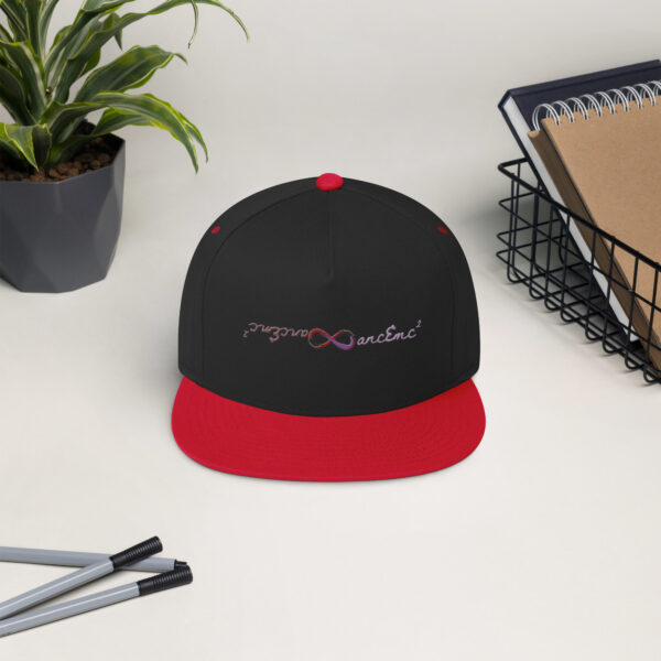 Mirrored Souls Logo Flat Bill Cap - Image 5