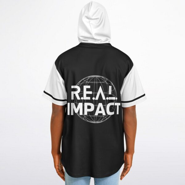 Reality is in the Absolution of Lies (R.e.A.L.) - Hooded Baseball Jersey - Image 5