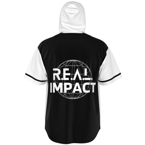 Reality is in the Absolution of Lies (R.e.A.L.) - Hooded Baseball Jersey - Image 7