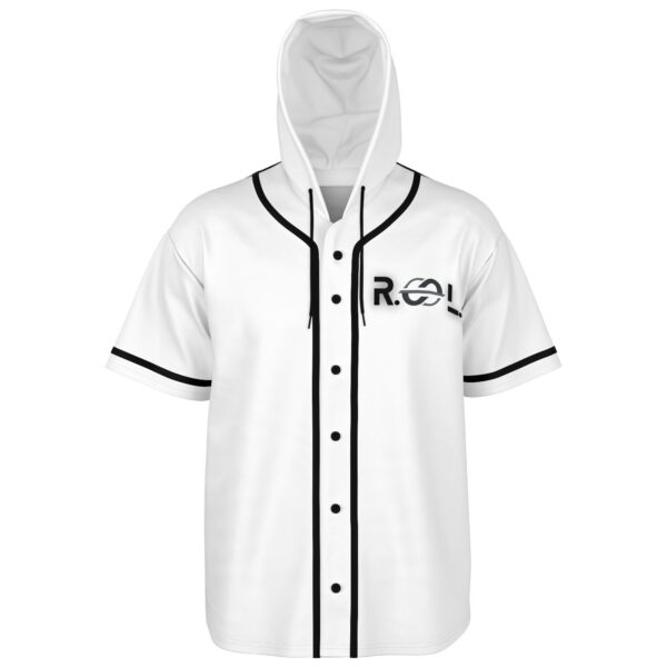 Reality is in the Absolution of Lies (R.e.A.L.) - Hooded Baseball Jersey - Image 6