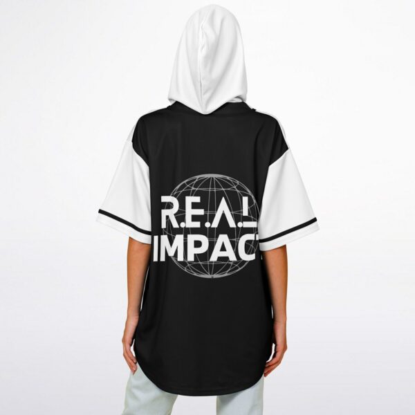 Reality is in the Absolution of Lies (R.e.A.L.) - Hooded Baseball Jersey - Image 9