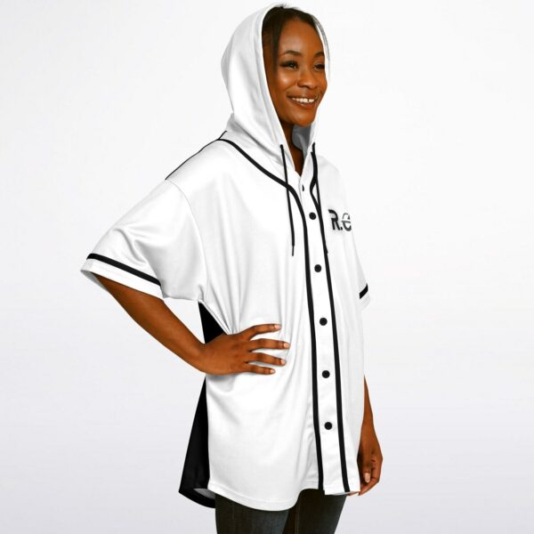 Reality is in the Absolution of Lies (R.e.A.L.) - Hooded Baseball Jersey - Image 11